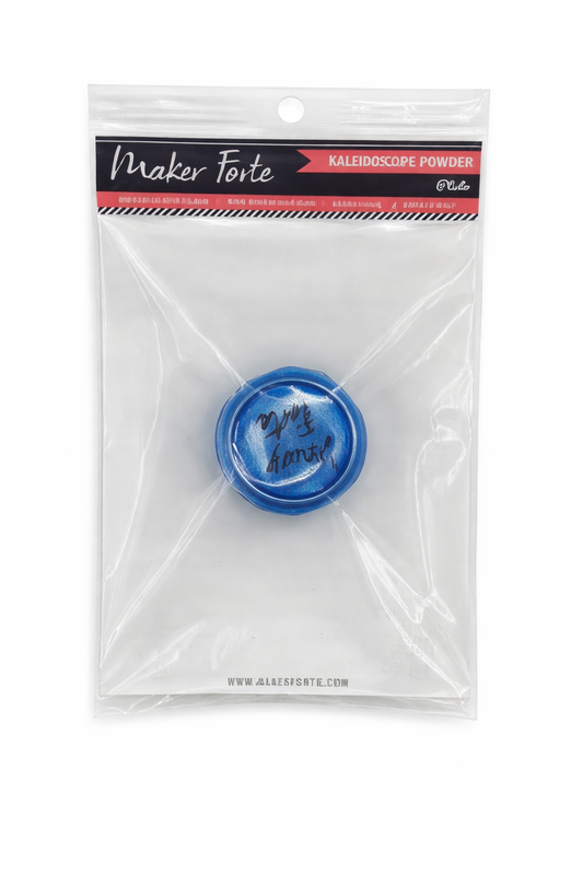 Pluto Kaleidoscope Powder – Deep Blue Iridescent Shimmer Pigment | Color-Shift Craft Powder