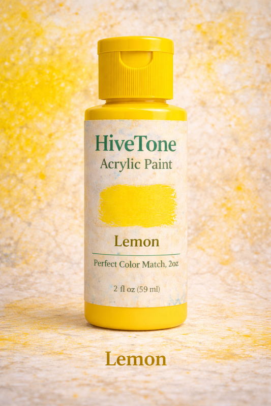 HiveTone Acrylic Paint – Lemon (2oz)