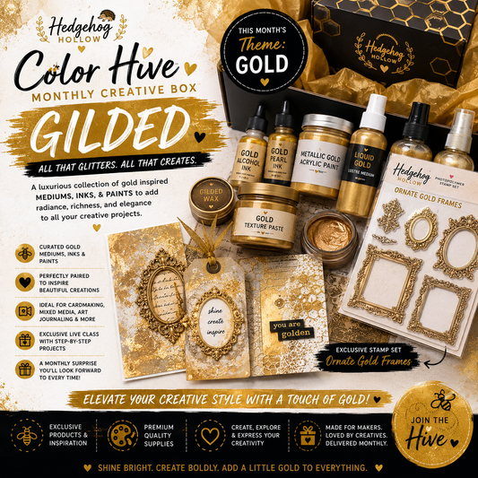 Color Hive™ Monthly Creative Box – Gilded Gold - July
