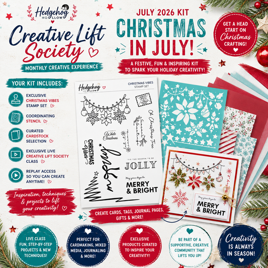 Creative Lift Society™ July 2026 Kit – Christmas in July