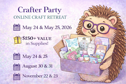 Crafter Party – 2026 Season Pass (All 3 Online Retreat Weekends)