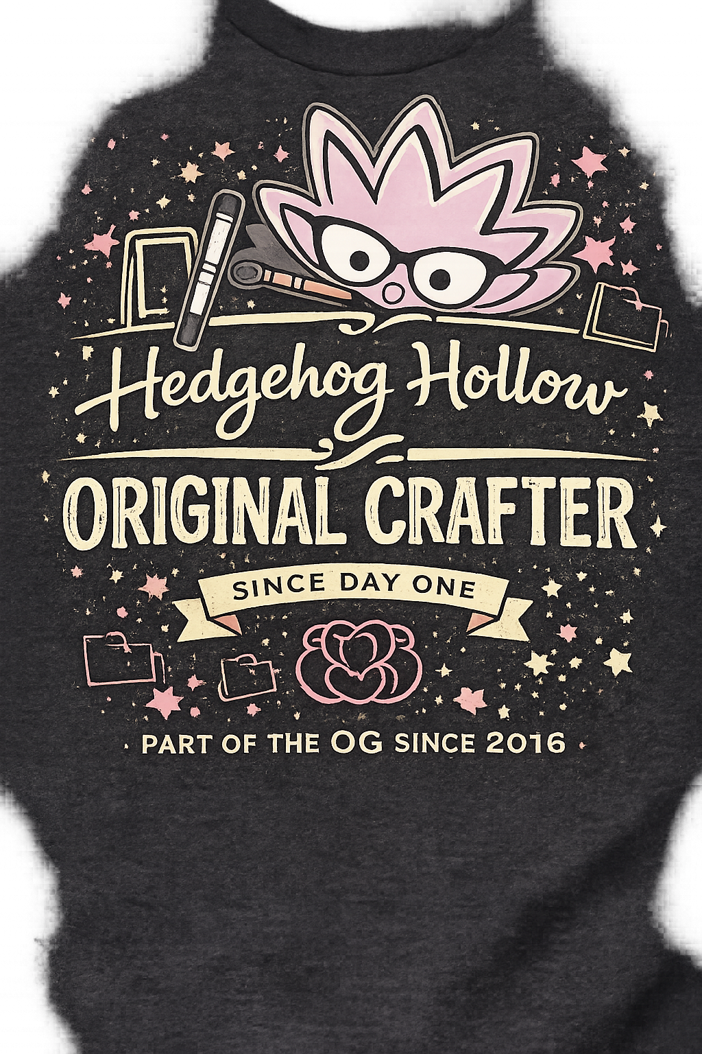 Hedgehog Hollow Original Crafter T-Shirt – Part of the OG Since 2016 | Hedgehog Hollow Community Shirt