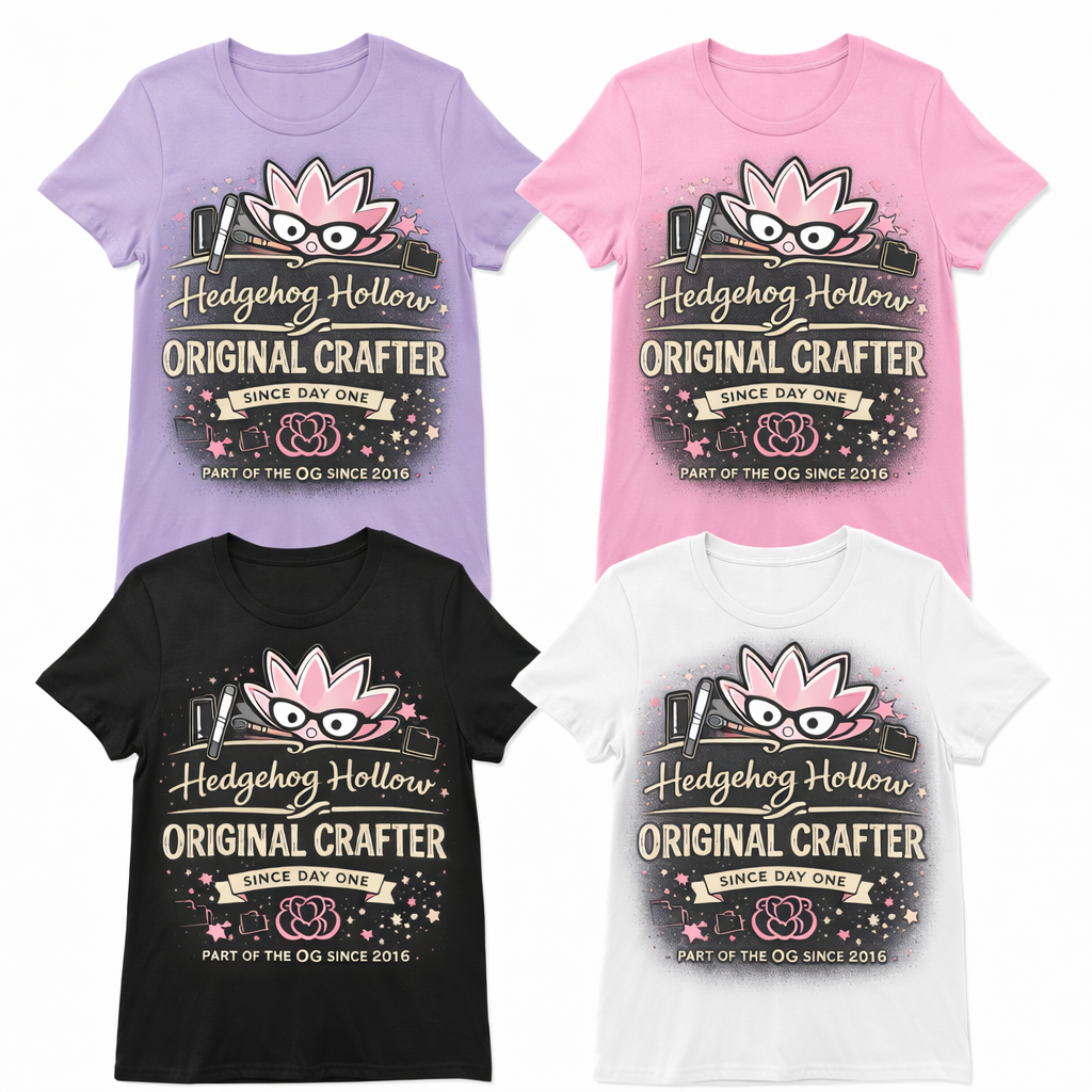 Hedgehog Hollow Original Crafter T-Shirt – Part of the OG Since 2016 | Hedgehog Hollow Community Shirt