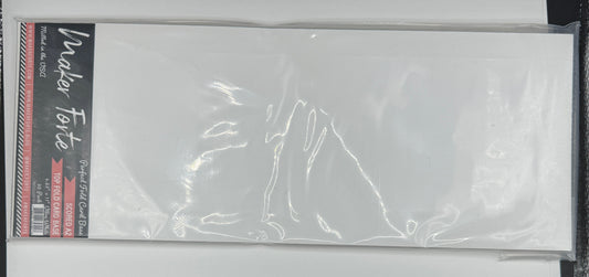 Snow Flurries Ultra White Cardstock Top Fold Card Base A2 4.25x11" 20pc