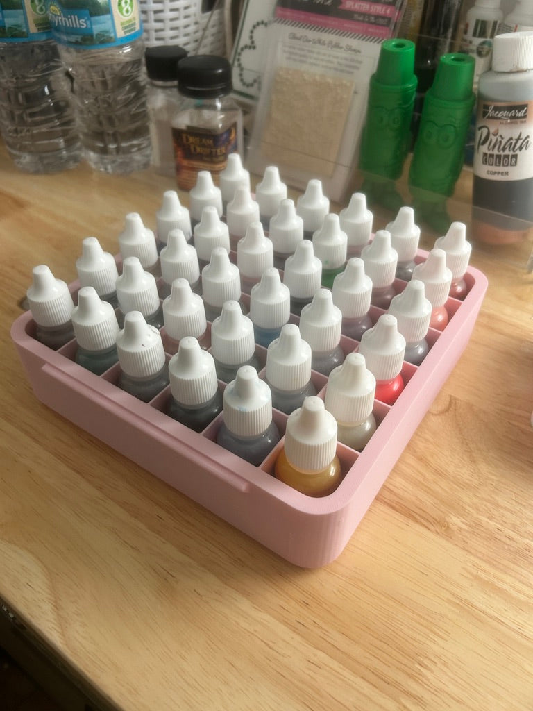 Deep Tray Reinker Storage  36 Slot Portable Ink Organizer