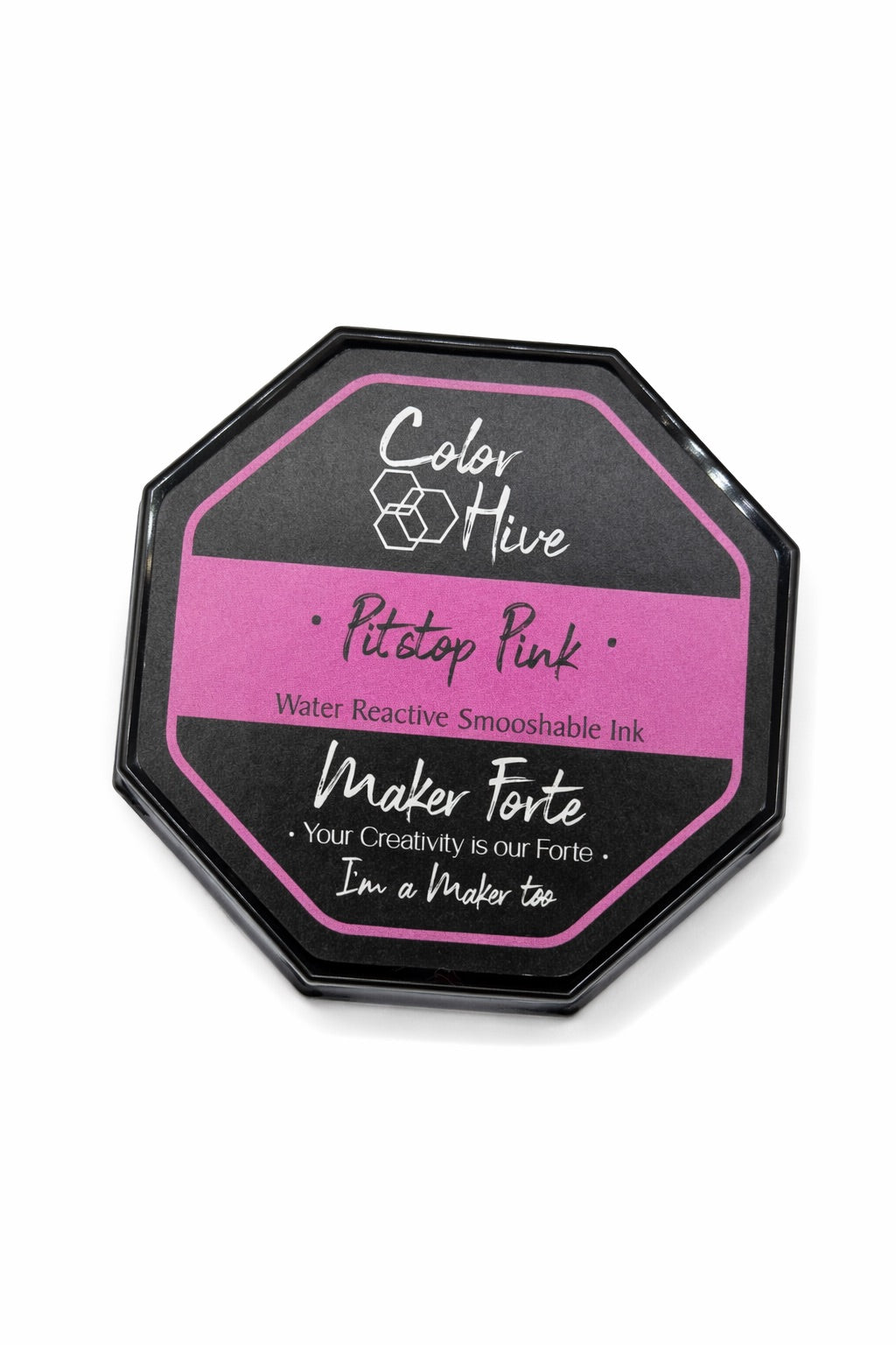 Pitstop Pink – Color Hive Water Reactive Ink Pad by Maker Forte