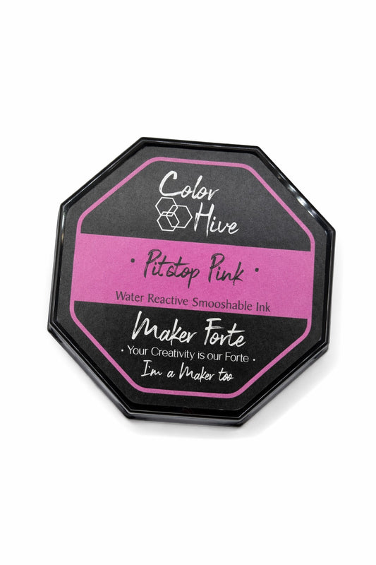 Pitstop Pink – Color Hive Water Reactive Ink Pad by Maker Forte