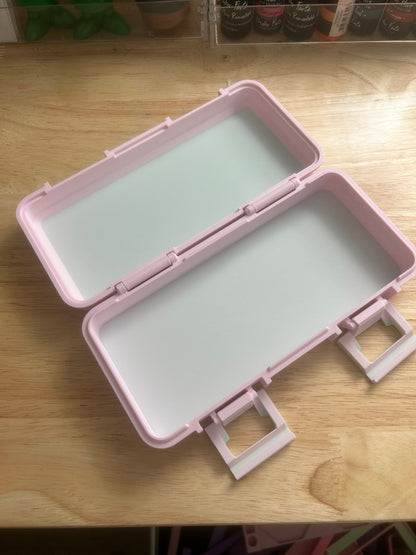 Platform Pal™ Tool Storage Box  3D Printed Craft Storage Case with Laminated Card Layering Cheat Sheet