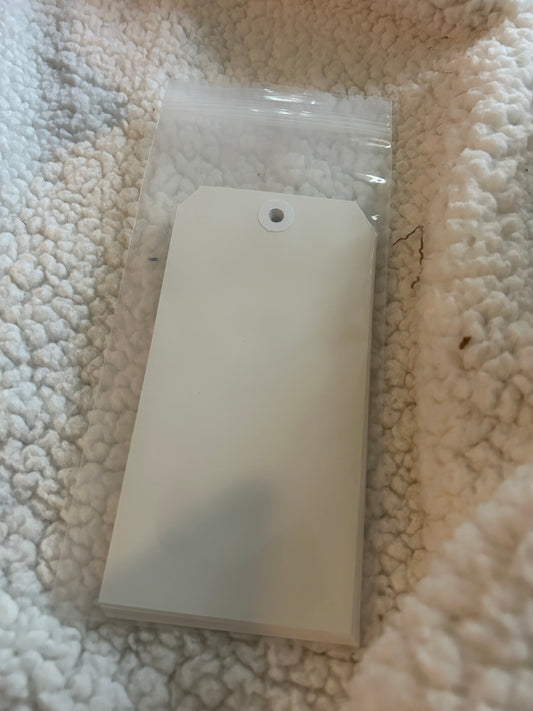 White Shipping Tags (10 pack)