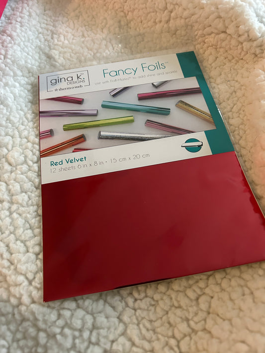 Red Velvet Fancy Foil pack