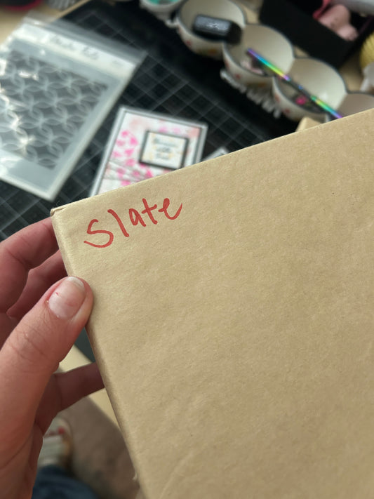 Slate (Dark gray cardstock) 10 sheets