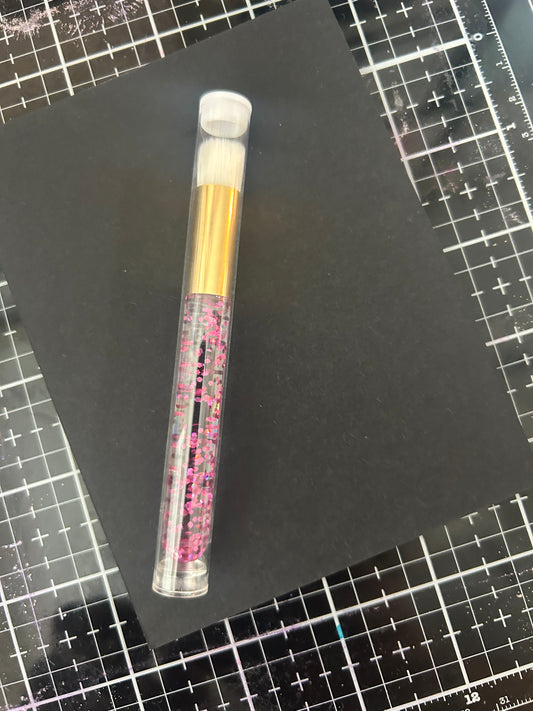 Pink Glitter Blending Brush