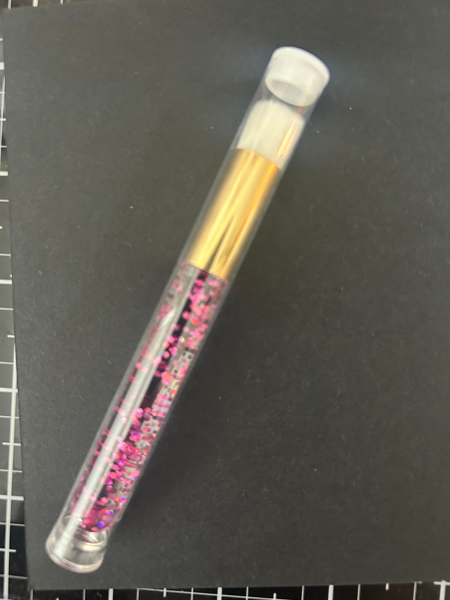 Pink Glitter Blending Brush