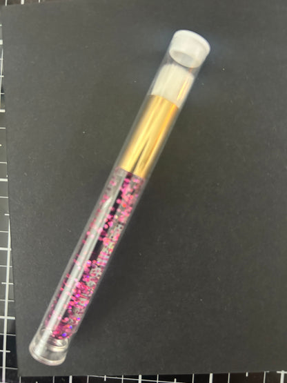 Pink Glitter Blending Brush