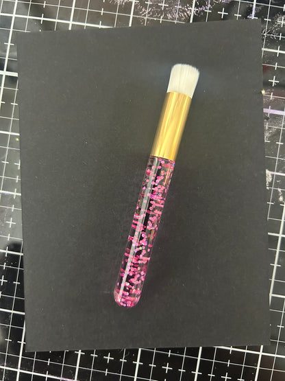 Pink Glitter Blending Brush