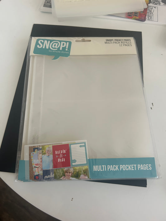 Sn@p Multipack Pocket Pages (blue)