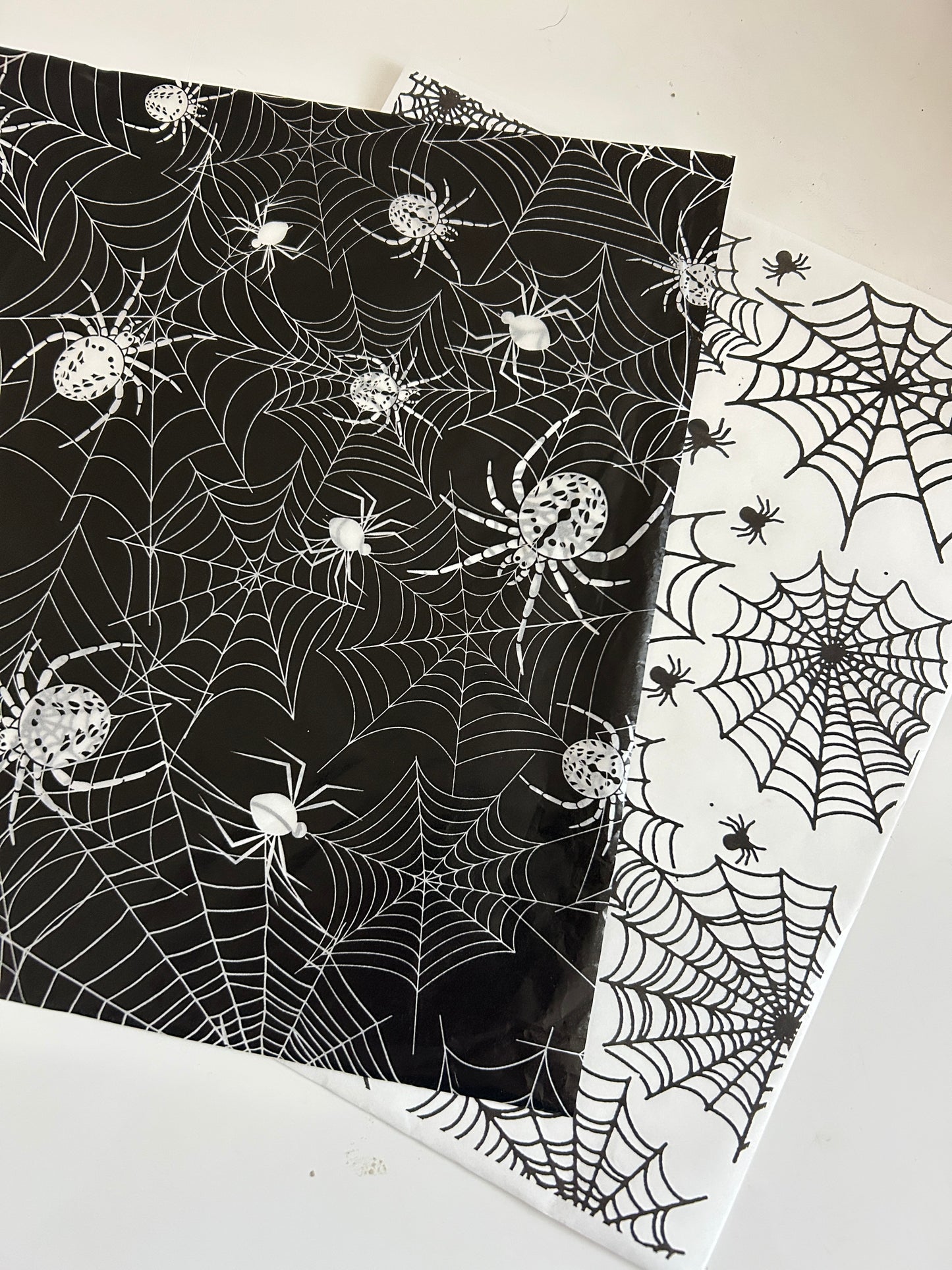 Black and White Cobwebs Mixed Media Pack (10 sheets 5 ea)