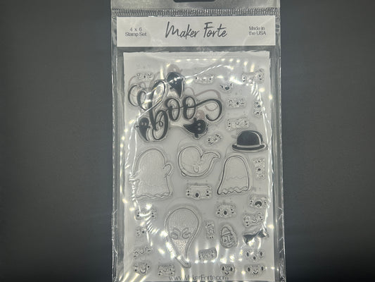 Boo To You 4x6 Stamp Set | Limited Release | Maker Forte Vault Exclusive