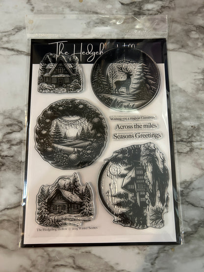 Winter Scenes 6x8 Stamp Set LYS October