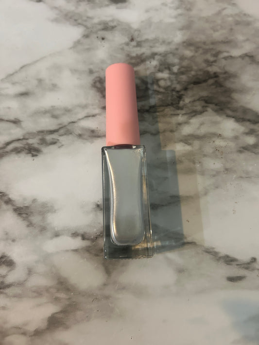 INKspired Illuminate Highlighter – Moonlit Silver Pearl (7ml Nail Polish Style Bottle)
