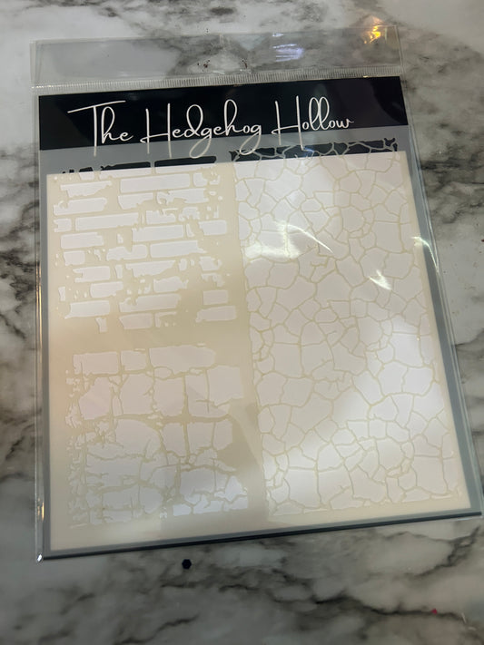 Texture Trio – 6x6 Stencil Set (Made in USA)