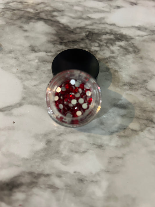 Telephone Box Red Gems – Flat Back Embellishments