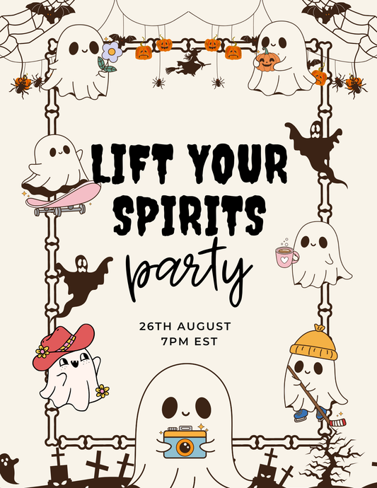 Lift Your Spirits August - Boo to you August 26th Pre-Order
