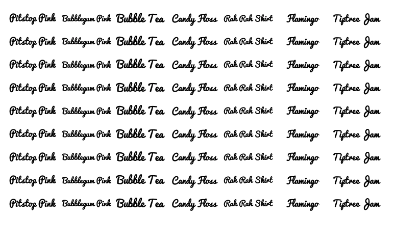 Pre-printed Ink Pad Labels (all colors)