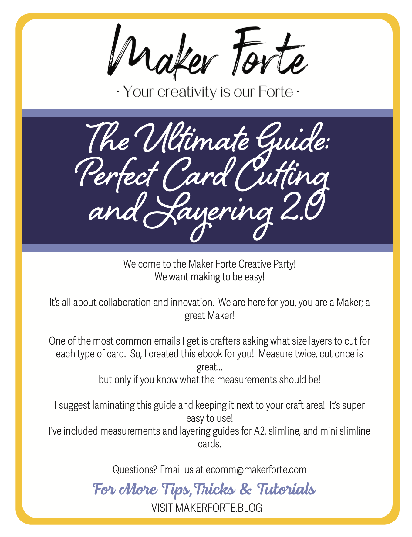 Perfect Cutting and Layering Guide Download