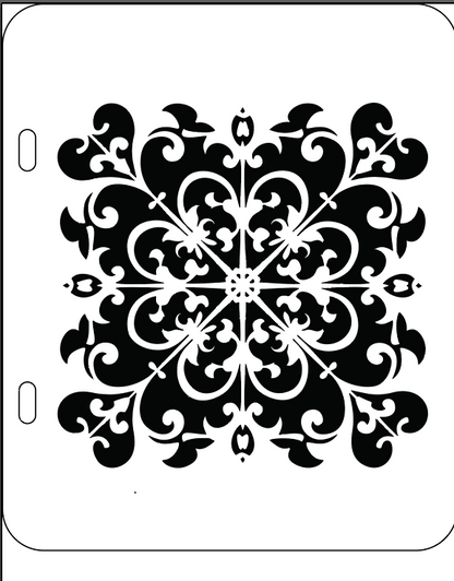 Lattice Snowflake Stencil & Art Mask – Exclusive Hedgehog Hollow Design