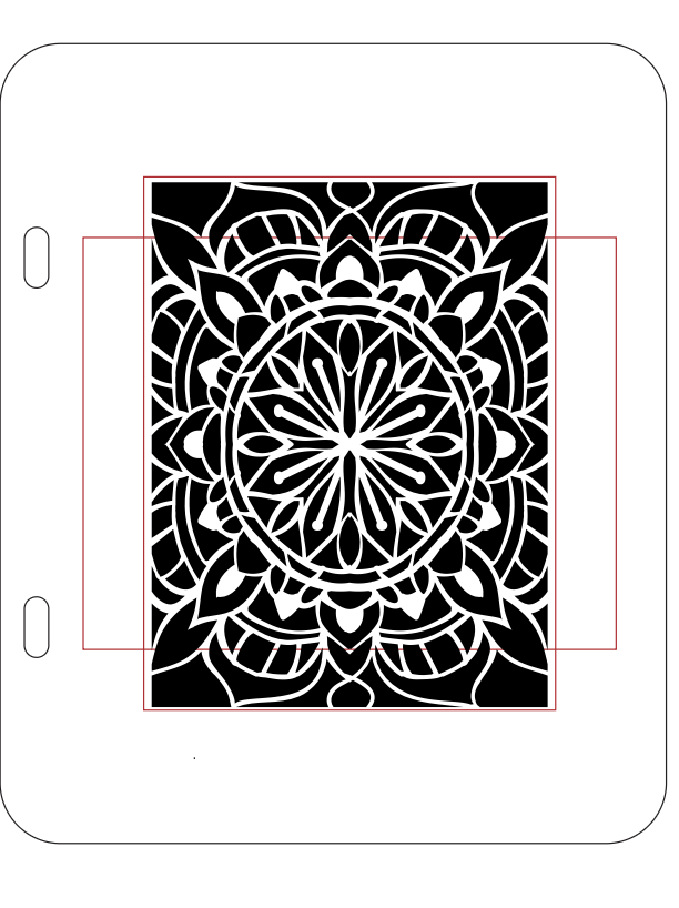 Winter Lace Mandala