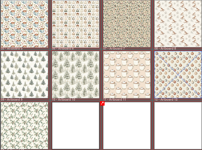 Trim the Tree Paper Pack – 24 Sheets (Double-Sided, 8.5" x 11")