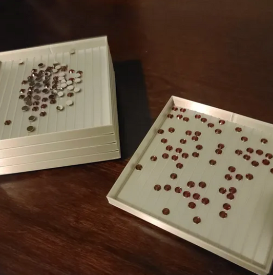 Stackable Gem trays 2 pack