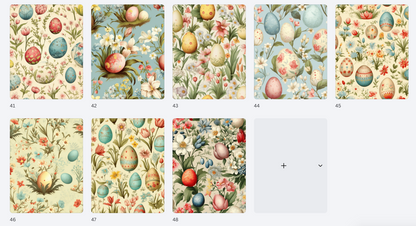 Hopping On By Spring & Easter Paper Pack – Bunny, Chick & Easter Egg Cardmaking Paper – Spring Floral Craft Paper – Hedgehog Hollow