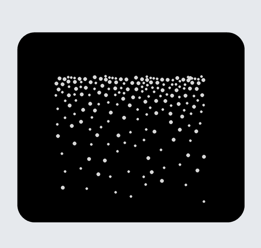Falling Sparkles Stencil & Gem Placement Guide – Perfect for Rhinestones, Gems, Ink Blending & Glitter Backgrounds | Hedgehog Hollow