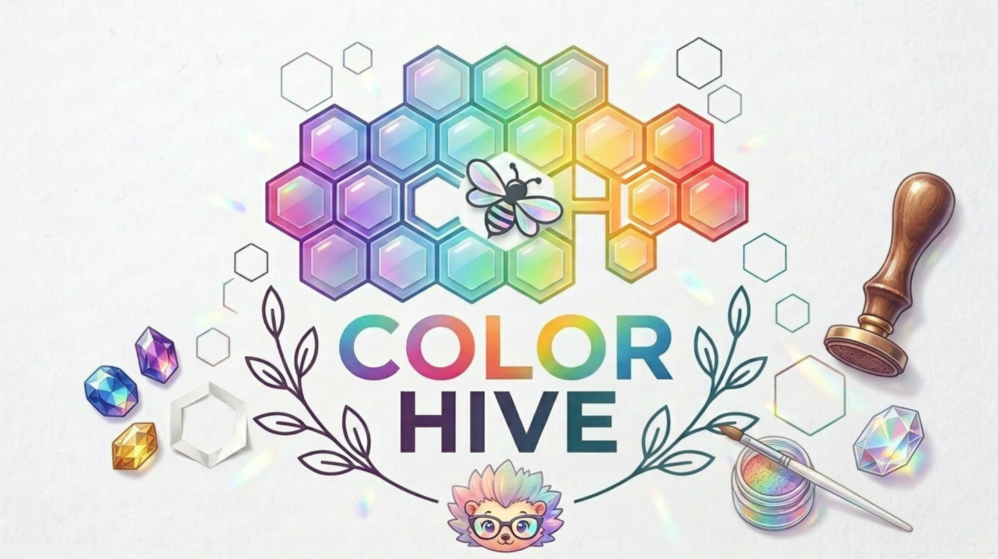 Color Hive Box | Exclusive Stamp Set + Coordinated Craft Kit + Live Class