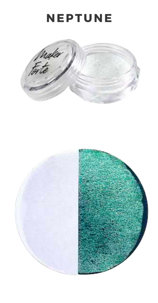Kaleidoscope Mica Pigment Powder – Interference Neptune – Blue Interference Shimmer Pigment for Cardmaking, Resin, Paint & Mixed Media