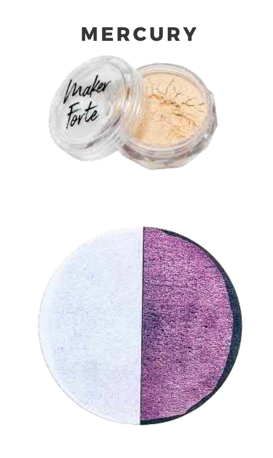 Kaleidoscope Mica Pigment Powder – Mercury – Metallic Red Shimmer Pigment for Cardmaking, Resin, Paint & Mixed Media