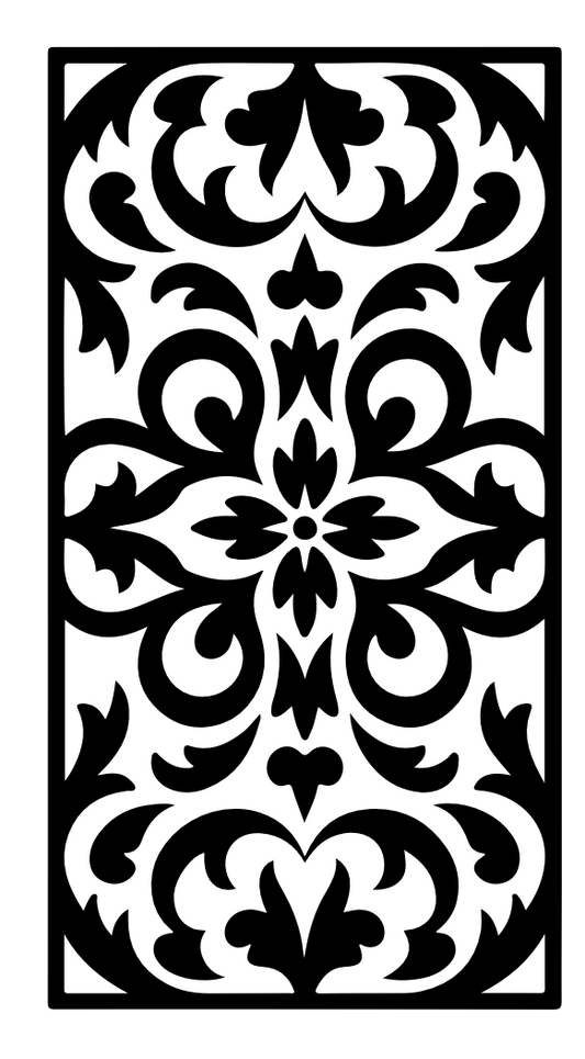 Mediterranean Flourish  Stencil