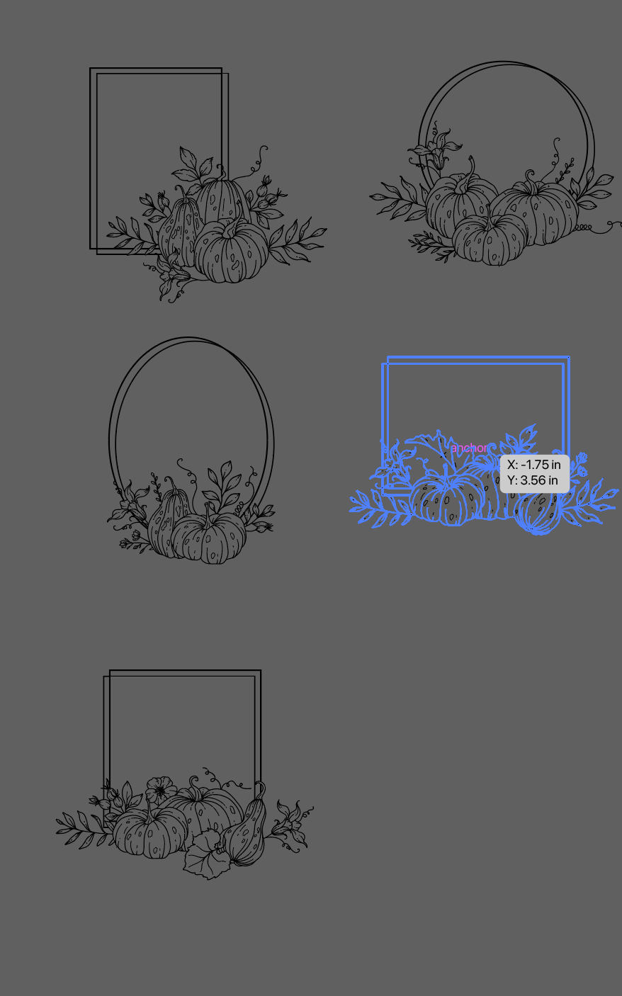 6X8 Fall Frames Pt 2