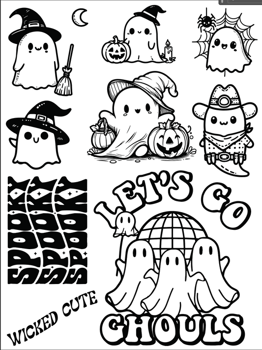 6X8 Let's Go Ghouls
