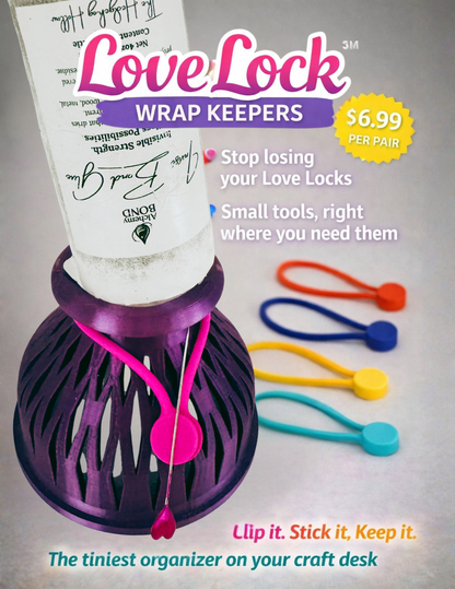 Love Lock™ Magnetic Keepers – Glue Holder Pin & Die Holders (Color Pair)